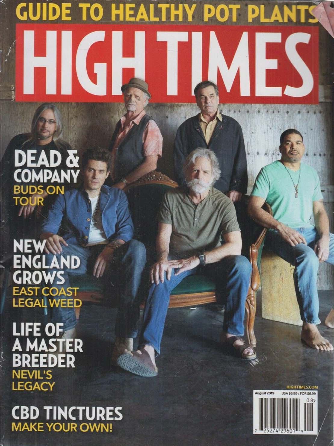 High Times August 2019 August 2019 magazine back issue cover