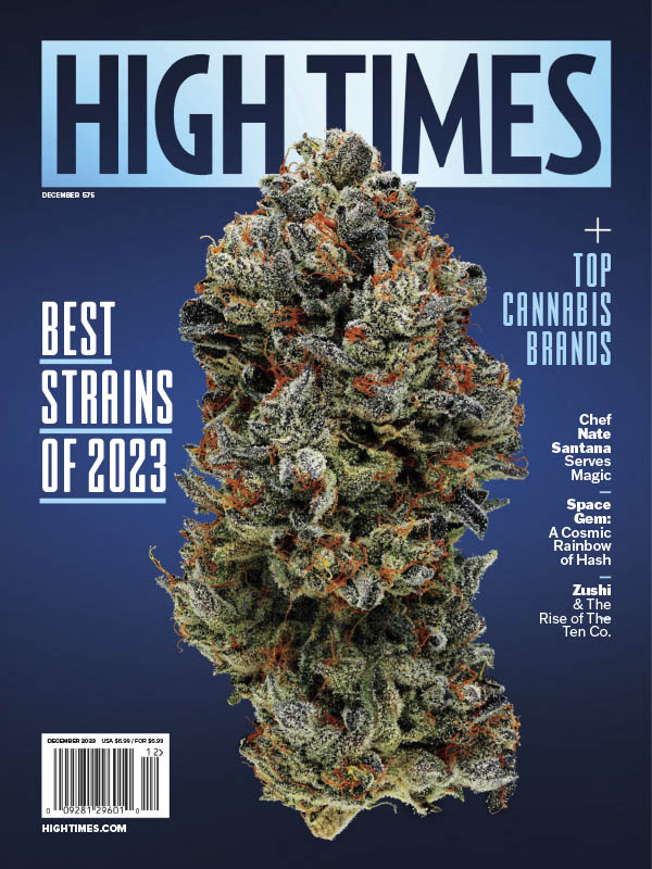 High Times December 2023 December 2023 magazine back issue cover