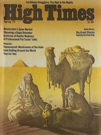 High Times Spring 1975 magazine back issue cover