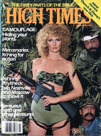 High Times March 1981 magazine back issue cover