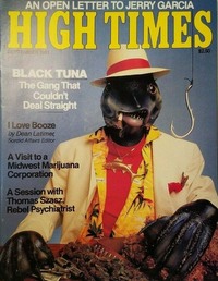 High Times September 1981 magazine back issue cover