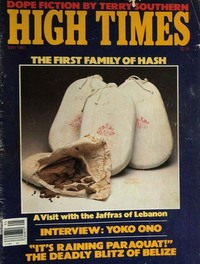 High Times May 1983 magazine back issue cover