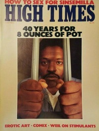 High Times July 1983 magazine back issue cover