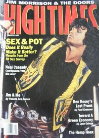 High Times March 1991 magazine back issue cover