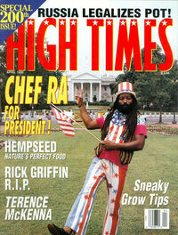 High Times April 1992 magazine back issue cover
