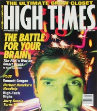 High Times September 1992 magazine back issue cover