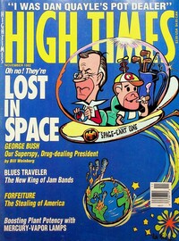 High Times November 1992 magazine back issue cover
