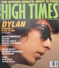 High Times February 1993 magazine back issue cover