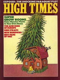 High Times March 1993 magazine back issue cover