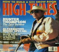 High Times August 1993 magazine back issue cover