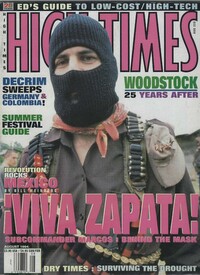 High Times August 1994 magazine back issue cover