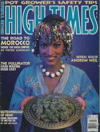 High Times January 1996 magazine back issue cover