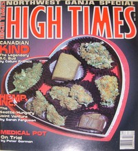 High Times February 1996 magazine back issue cover