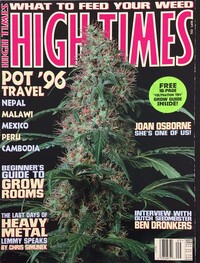 High Times September 1996 magazine back issue cover