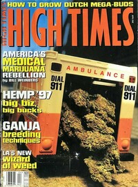 High Times April 1997 magazine back issue cover