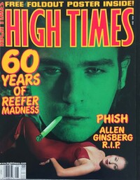 High Times August 1997 magazine back issue cover