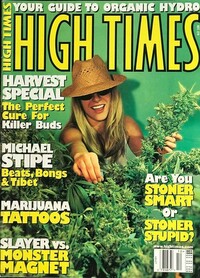 High Times October 1998 magazine back issue cover