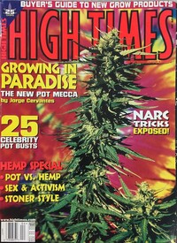 High Times April 1999 magazine back issue cover