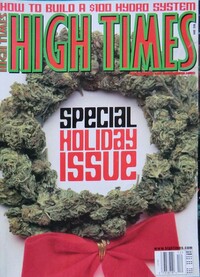 High Times December 2000 magazine back issue cover
