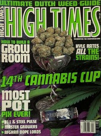 High Times April 2002 magazine back issue cover