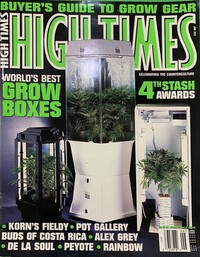 High Times June 2002 magazine back issue cover