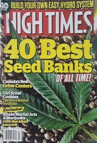 High Times March 2014 magazine back issue cover