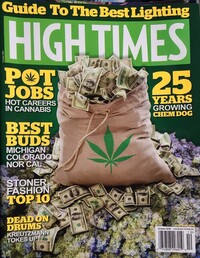 High Times October 2016 magazine back issue cover