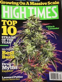High Times December 2016 magazine back issue cover