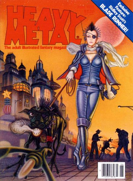 Heavy Metal June 1982 June 1982 magazine back issue cover