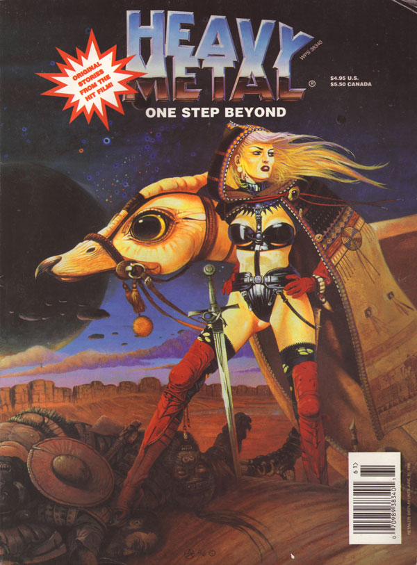 Heavy Metal Spring 1996, One Step Beyond Spring 1996 magazine back issue cover