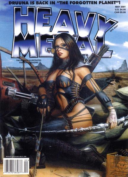 Heavy Metal May 2001 May 2001 magazine back issue cover