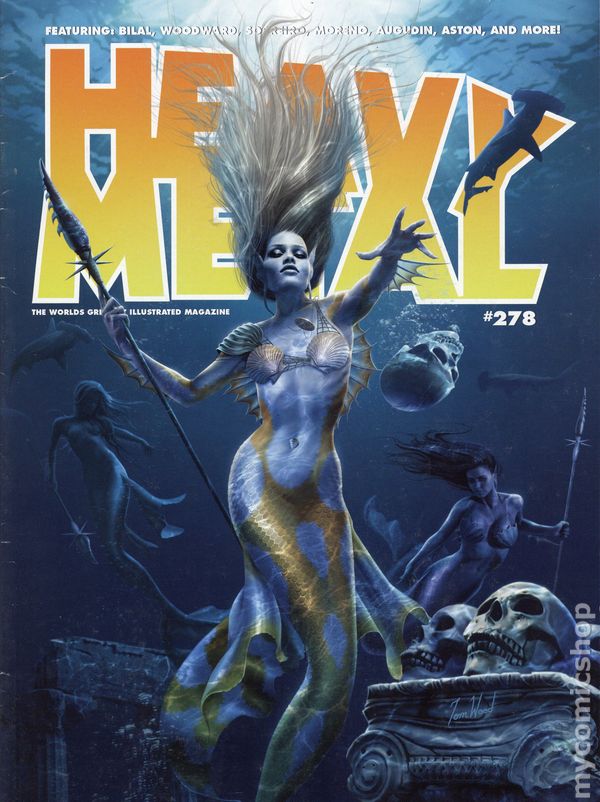 Heavy Metal # 278, January 2016 January 2016 magazine back issue cover