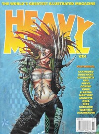 Heavy Metal # 261, January 2013 magazine back issue cover