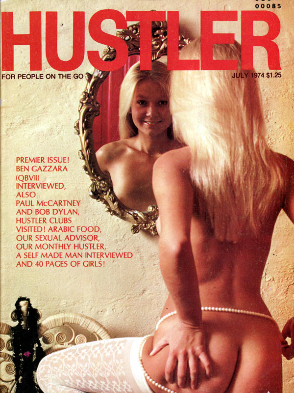 Hustler July 1974 July 1974 magazine back issue cover