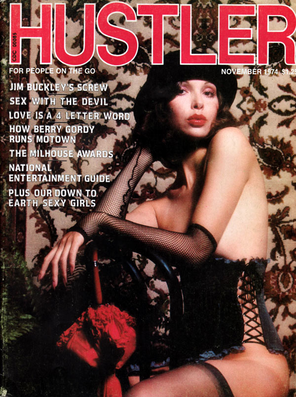 Hustler November 1974 November 1974 magazine back issue cover