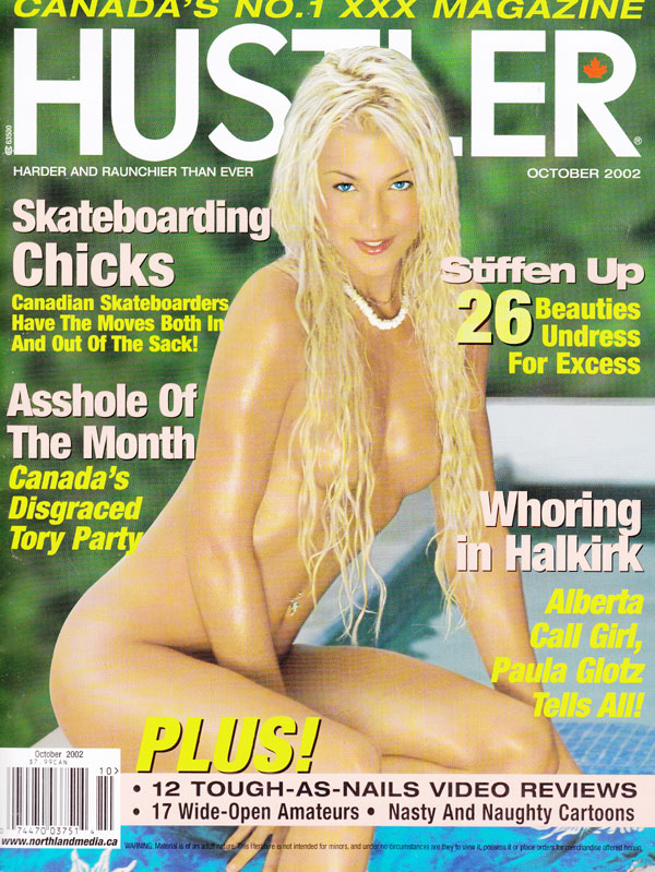 Hustler Canada October 2002 October 2002 magazine back issue cover