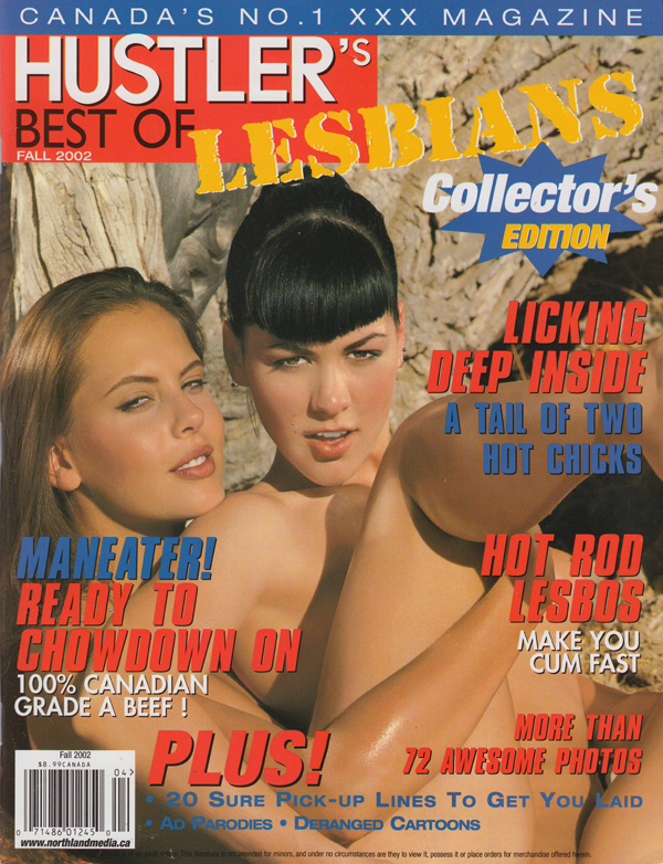 Hustler Canada Fall 2002, Best of Lesbians Fall 2002 magazine back issue cover