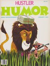 Hustler Humor January 1983 magazine back issue cover