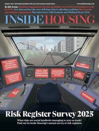 Inside Housing January 2025 magazine back issue cover