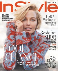 InStyle Australia July 2016 magazine back issue cover