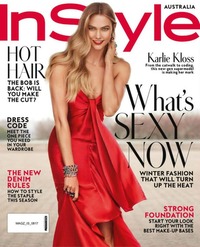 InStyle Australia August 2017 magazine back issue cover
