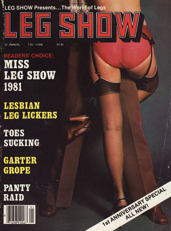 Leg Show Annual 1981 Anniversary 1981 magazine back issue cover