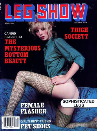 Leg Show March 1982 March 1982 magazine back issue cover