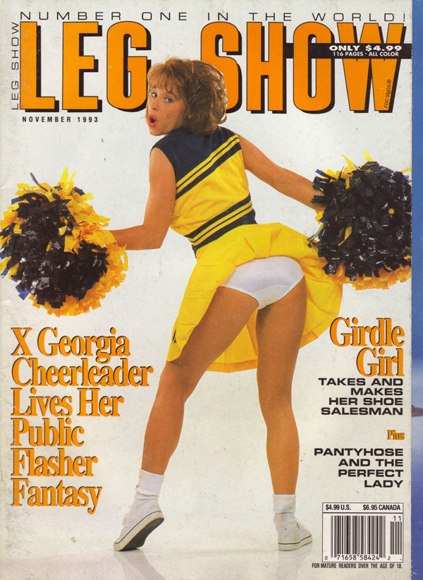 Leg Show November 1993 November 1993 magazine back issue cover
