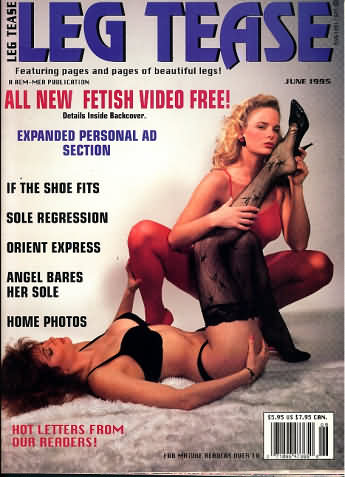 Leg Tease June 1995 June 1995 magazine back issue cover