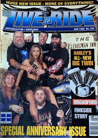 Live to Ride # 120, August 1998 magazine back issue cover