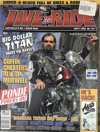 Live to Ride # 121, September 1998 magazine back issue cover