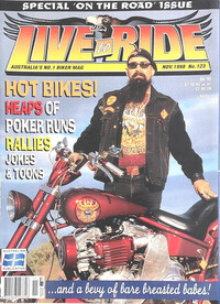 Live to Ride # 123, November 1998 magazine back issue cover
