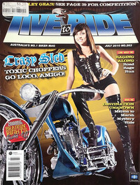 Live to Ride # 263, July 2010 magazine back issue cover