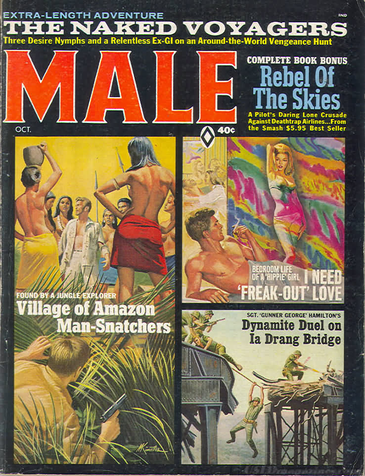 Male October 1967 October 1967 magazine back issue cover